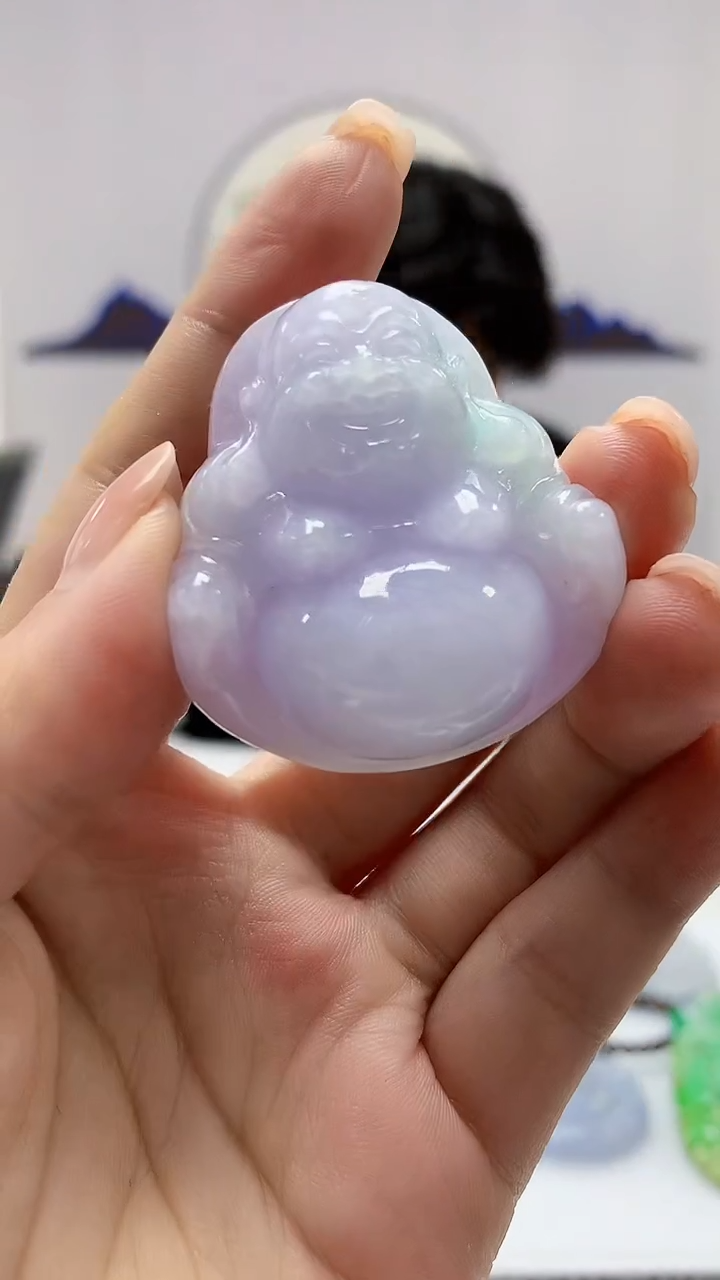 【闪购商品】定制翡翠未镶嵌5145ms-毛货挂件赠珠链131