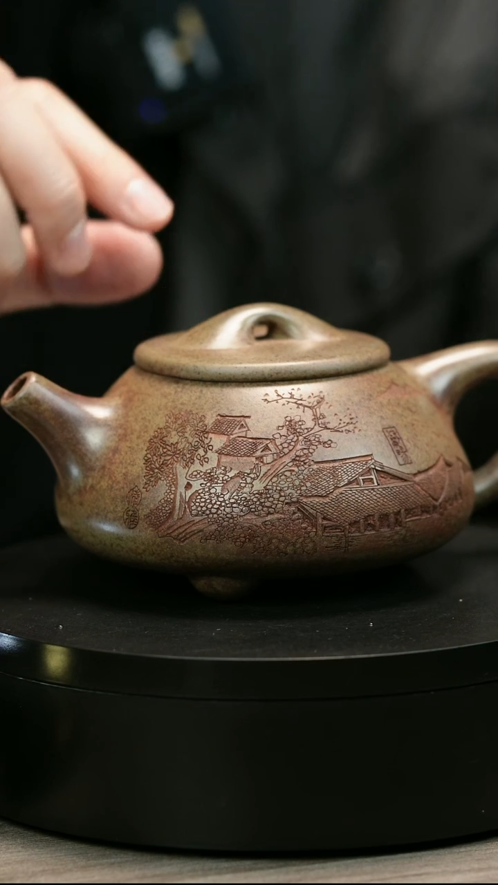 茶壶紫砂乐*H1918李琴江南景州石瓢