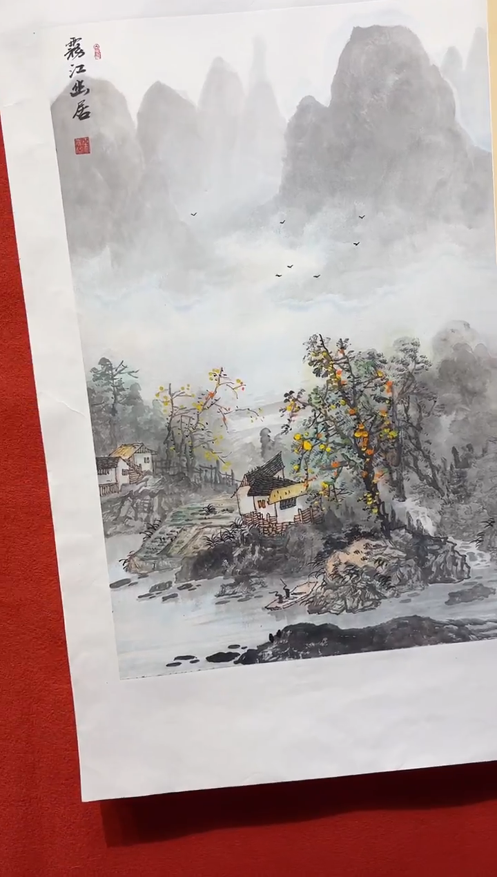 国画秦燕格国画手绘作品Y9