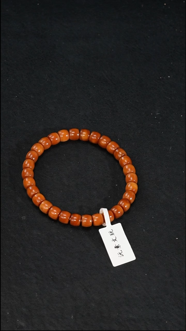 手串龙脊菩提龙**祥全透玉化料单圈