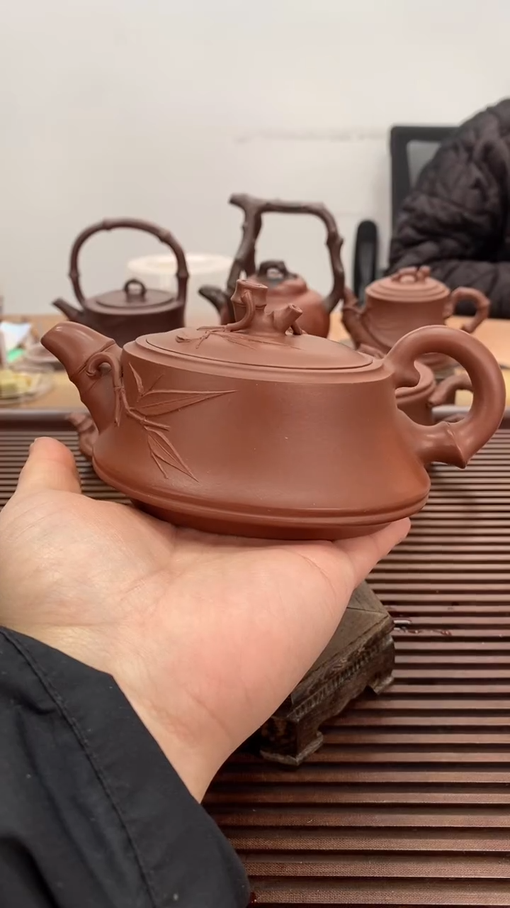茶壶紫砂我**看福利一品竹段260毫升