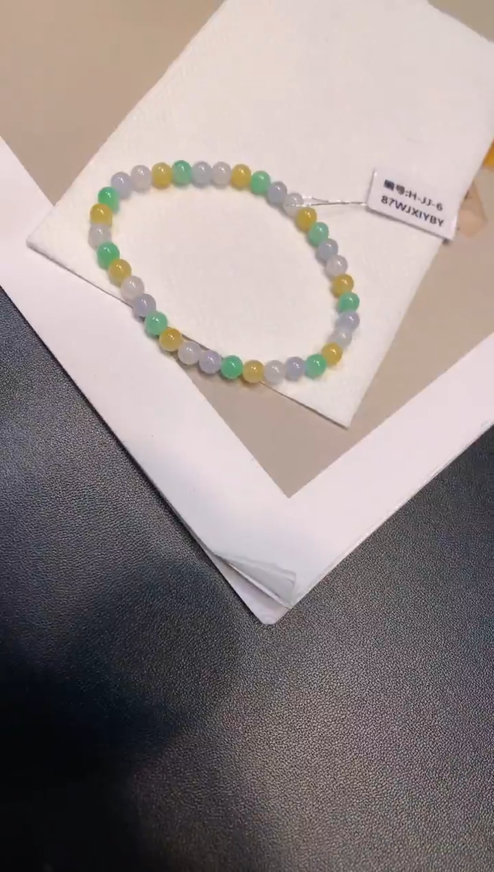 未镶嵌手串翡翠手串