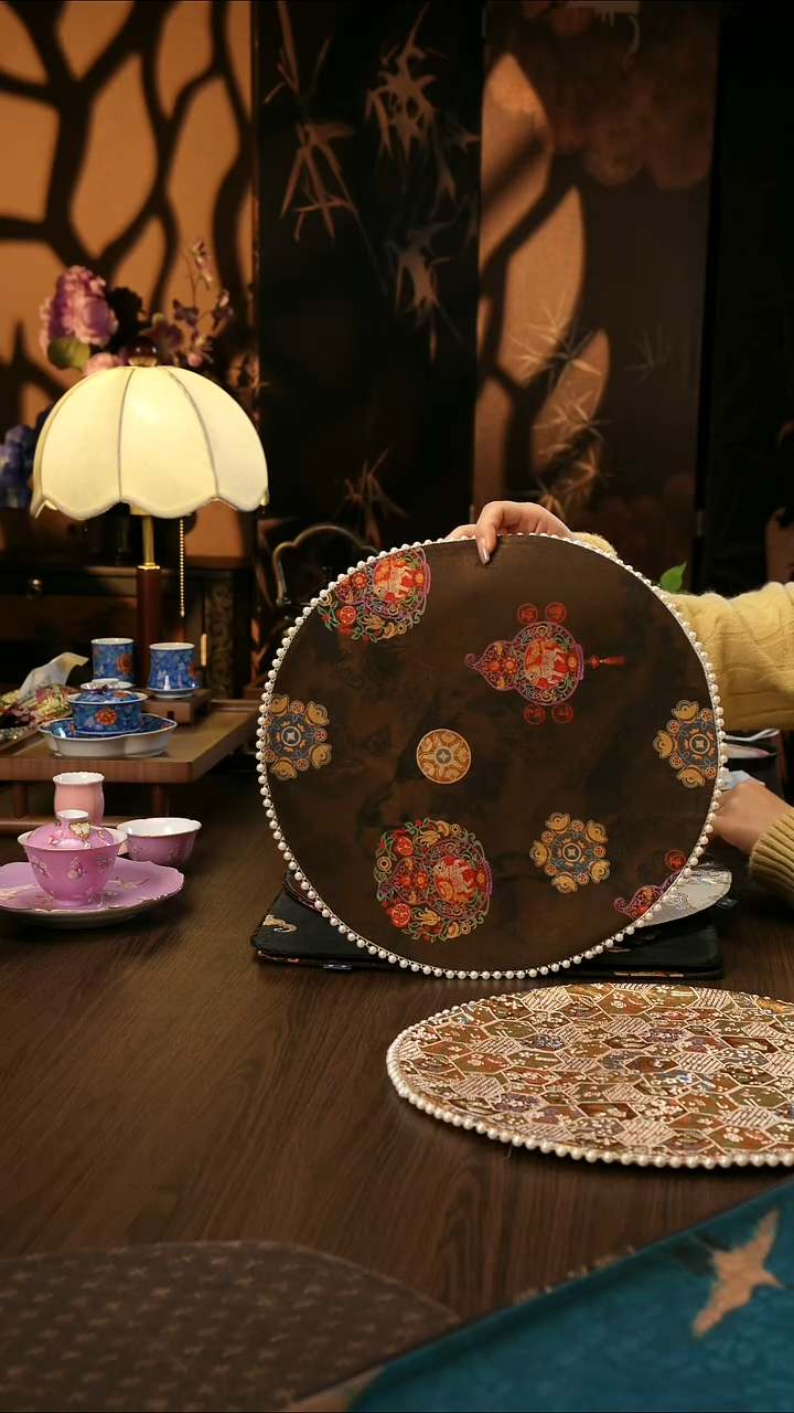 香云纱      茶席