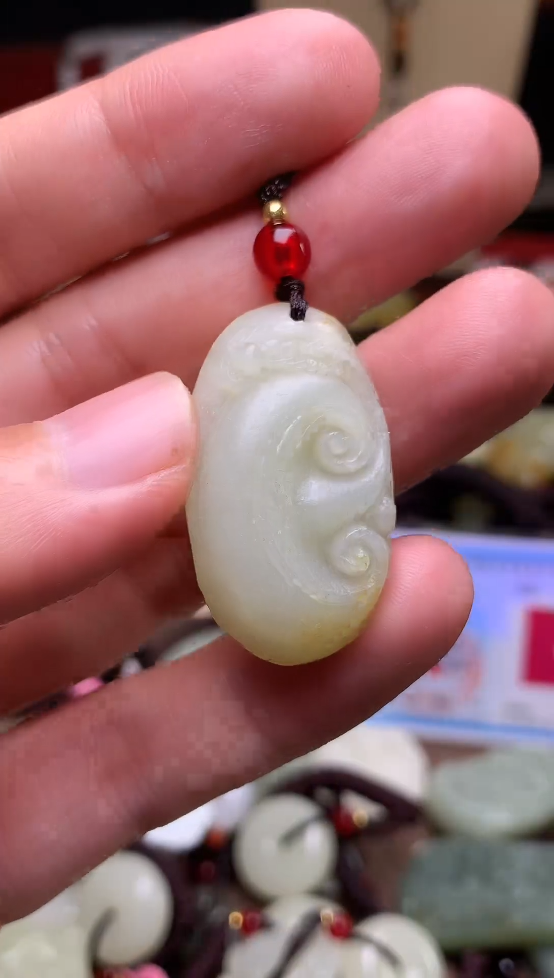 颈饰未镶嵌和田玉新疆料青海料清水和田玉吊坠