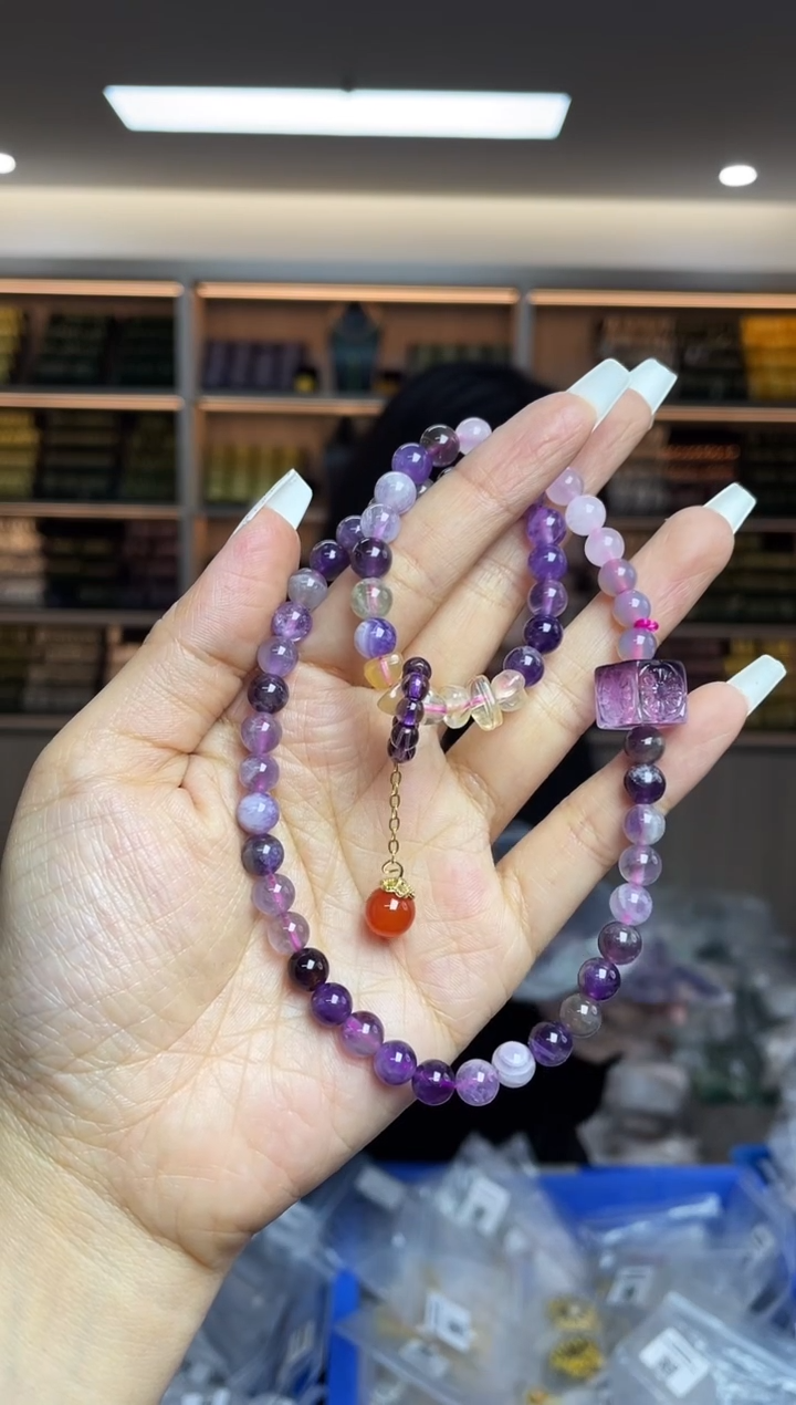 【闪购商品】紫晶`未镶嵌多样性发一件