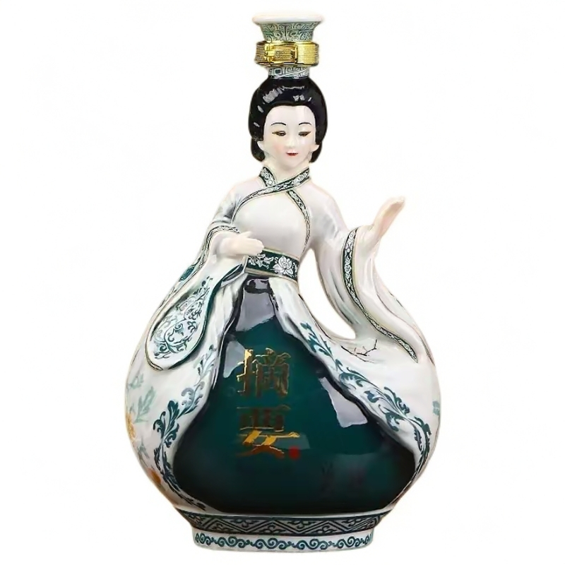 金沙【光瓶】摘要酒-莫愁（珐琅彩）酱香型53度白酒单瓶装53度500ML