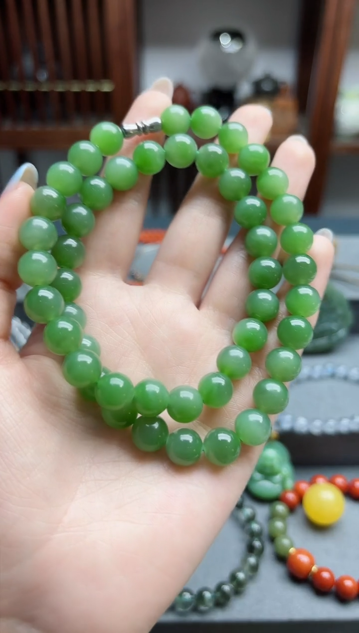 【闪购商品】和田玉颈饰未镶嵌碧玉项链*1 XEZB