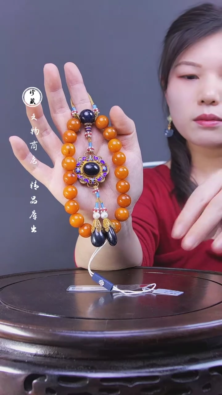 【闪购商品】铜L玲 (文物商店，安心选购)蜜蜡