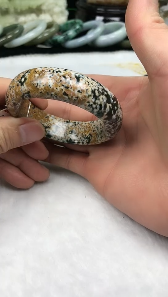 【闪购商品】碧玺手镯未镶嵌【57MM】海洋碧玺