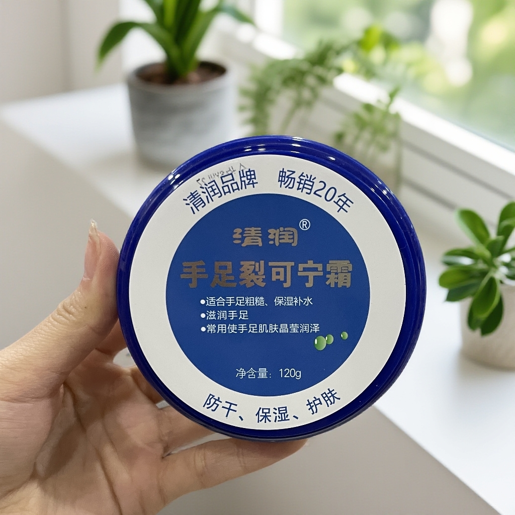 【3盒装】清润手足裂可宁霜保湿滋润防干裂护手霜足霜120g
