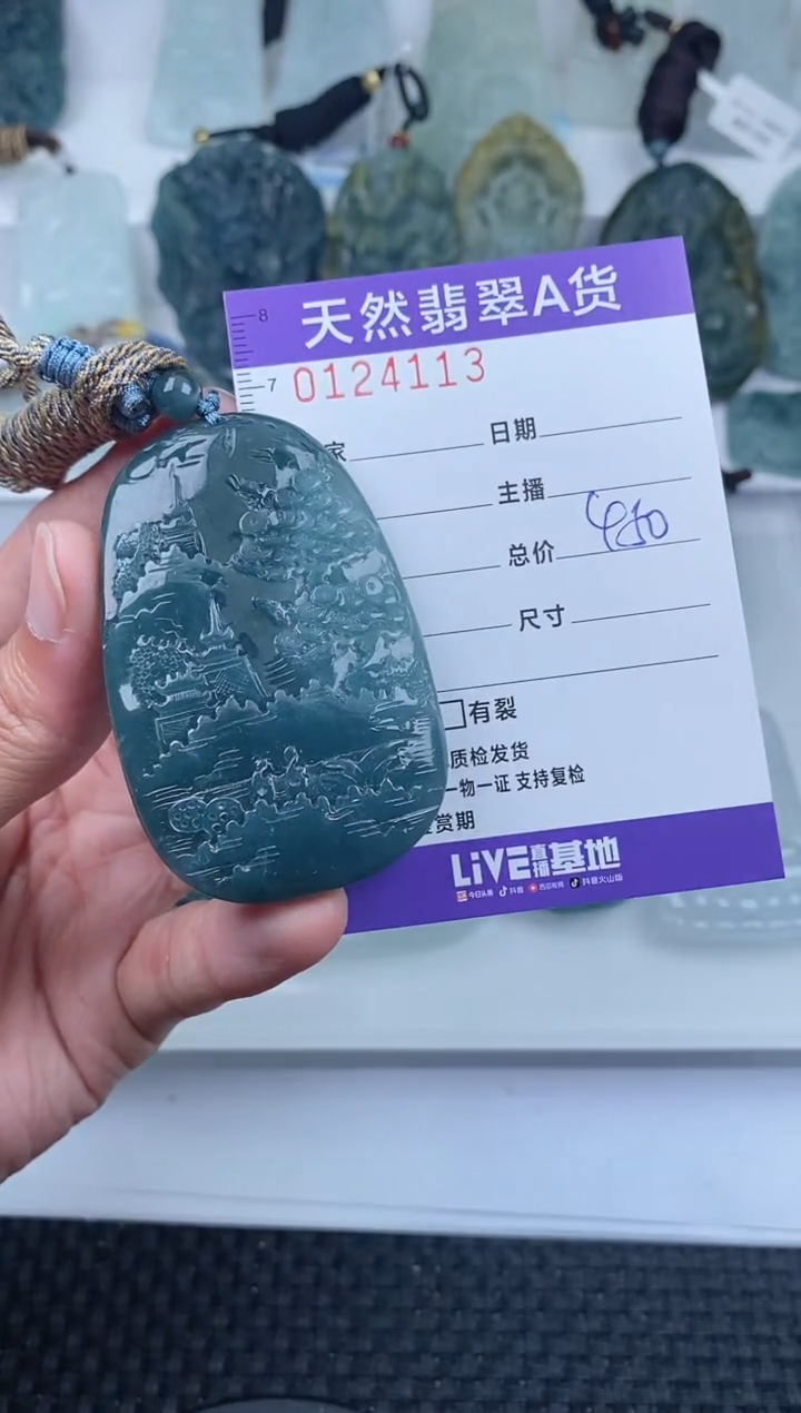 【闪购商品】翡翠颈饰未镶嵌        114
