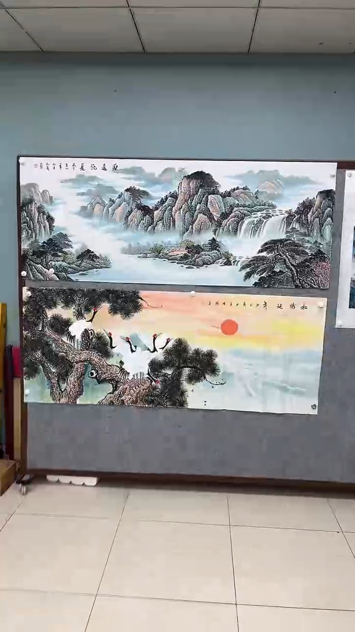 【闪购商品】书法源远流长 六尺 手绘