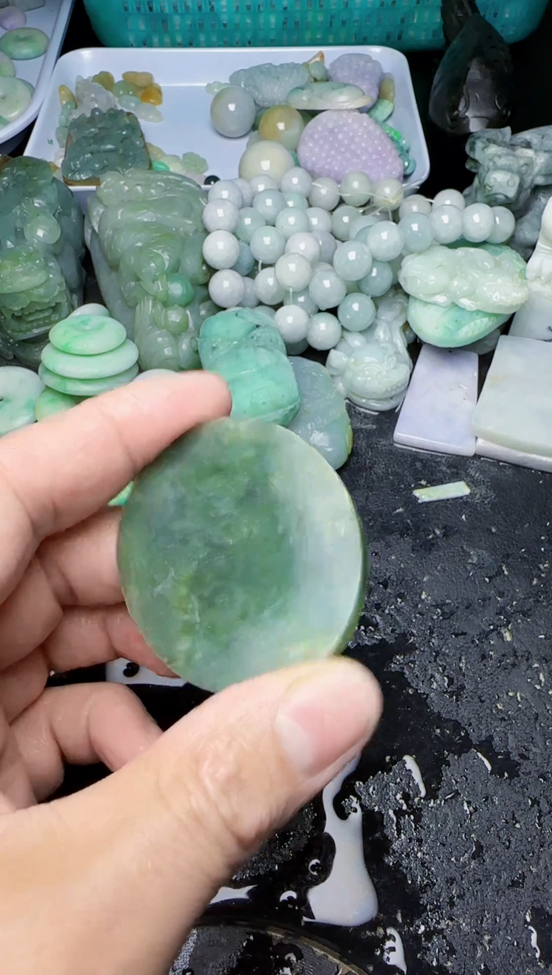 颈饰未镶嵌翡翠东**子087