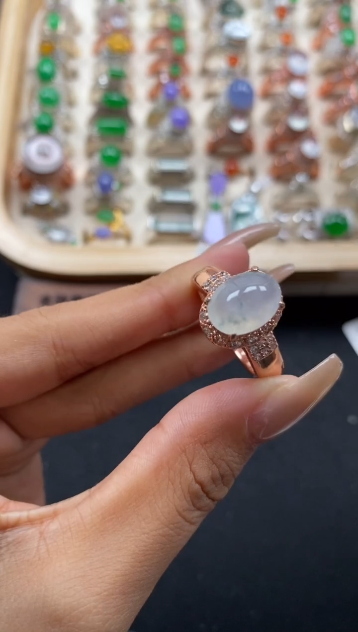 未镶嵌戒指翡翠缅甸天然a货翡翠