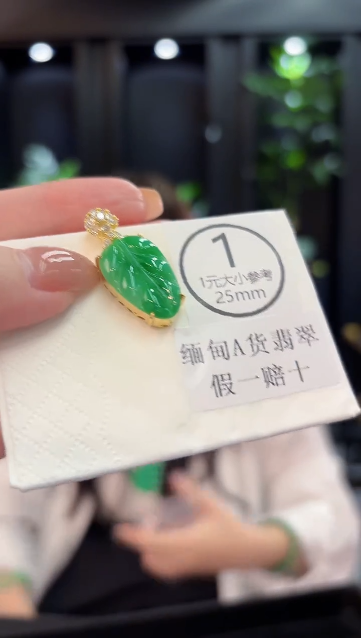 颈饰未镶嵌翡翠 缅甸A货/支持复检/一件