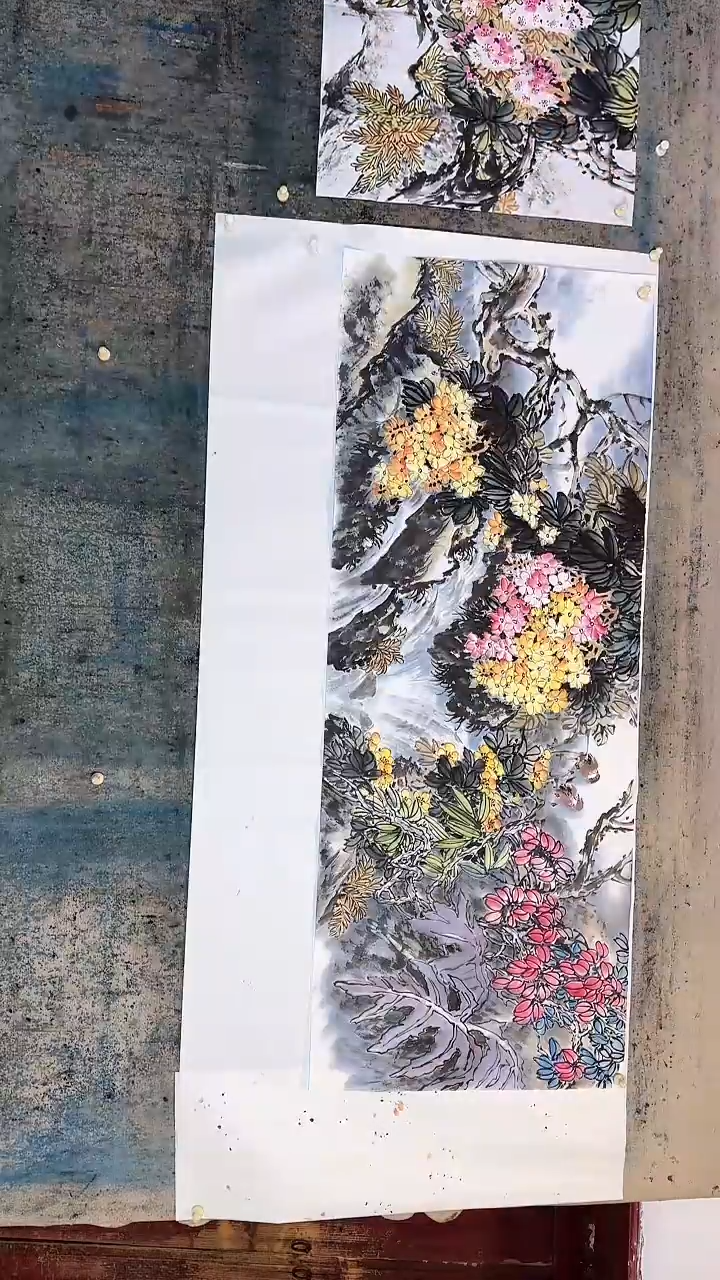 【闪购商品】国画70*180小六尺覃荣华老师作品