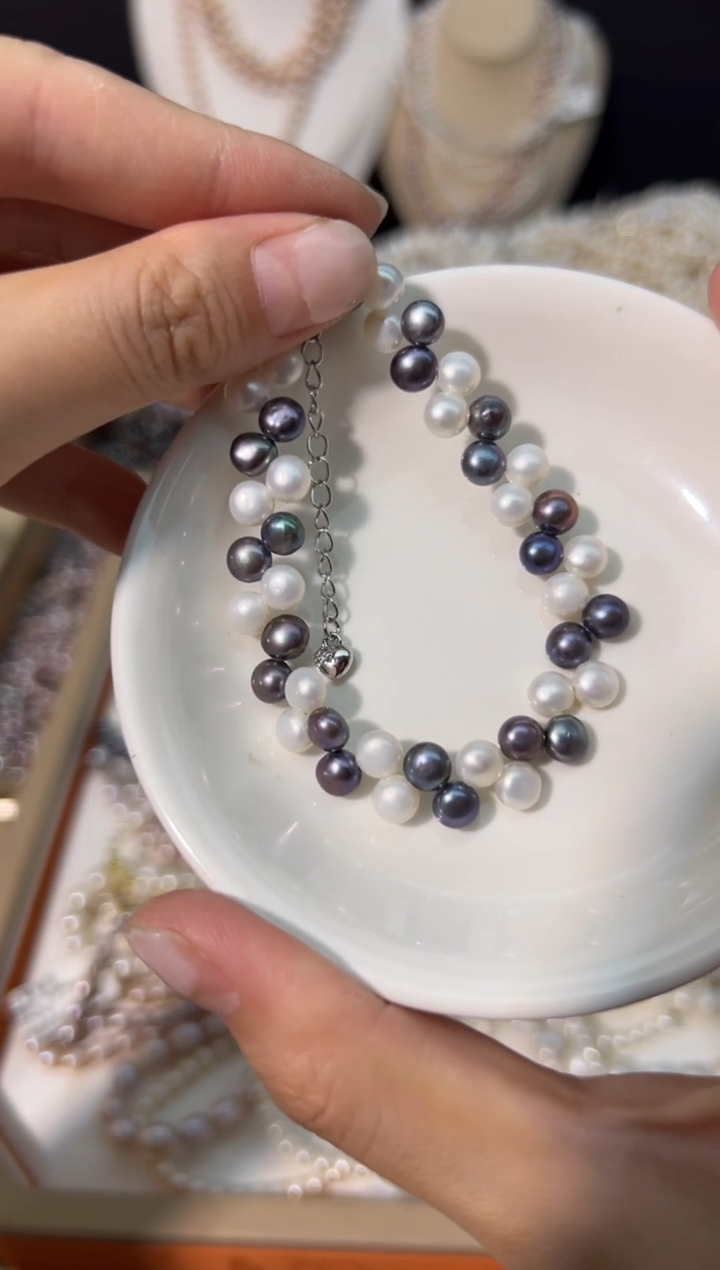 【闪购商品】淡水珍珠8未镶嵌花瓣*手链