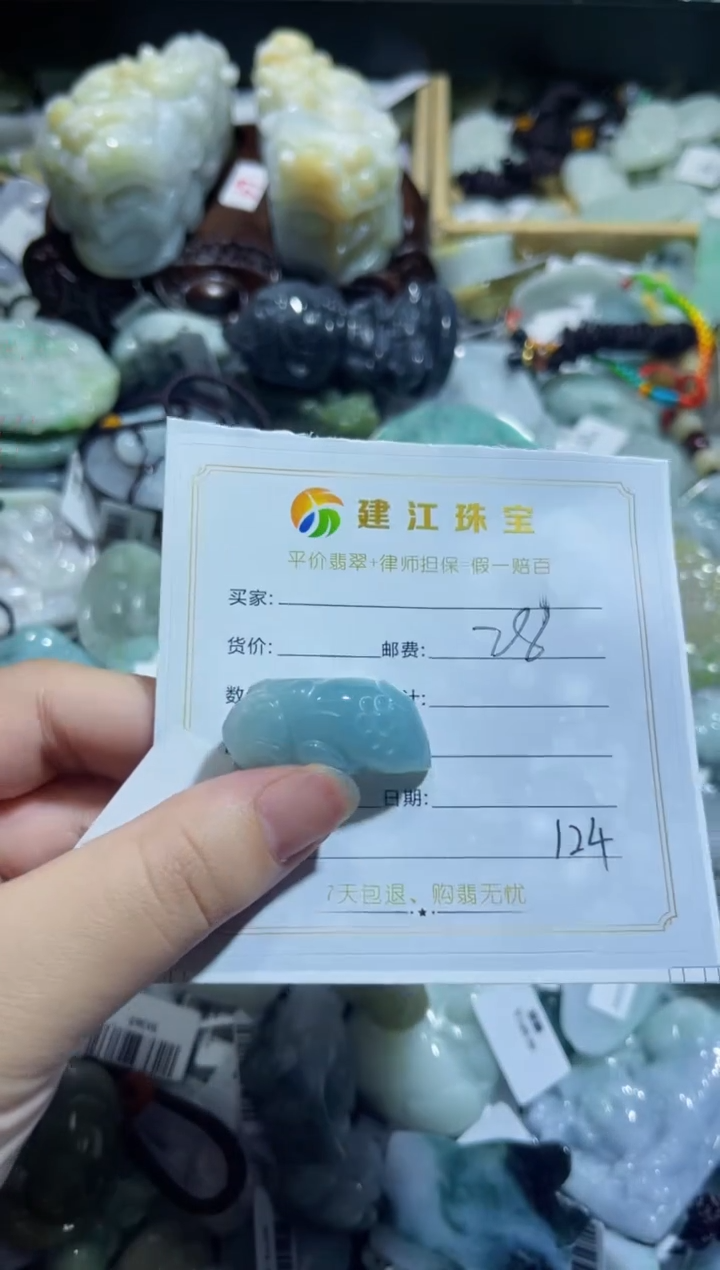 【闪购商品】翡翠未镶嵌颈饰00000124