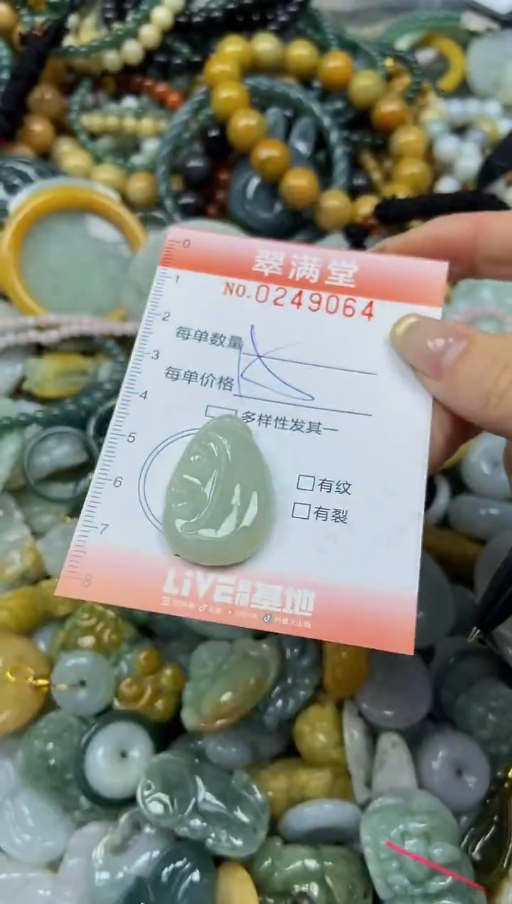 未镶嵌挂件翡翠闪购0249064