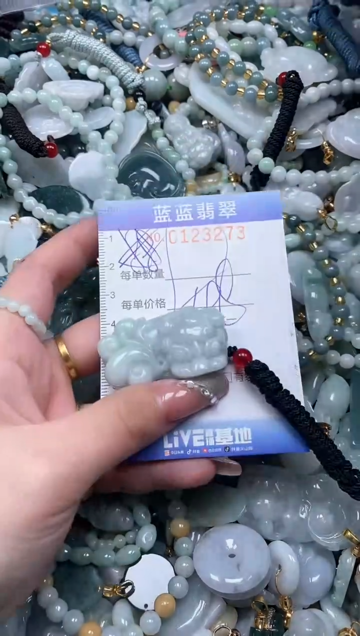 【闪购商品】翡翠颈饰未镶嵌闪购0123273多样性发其一