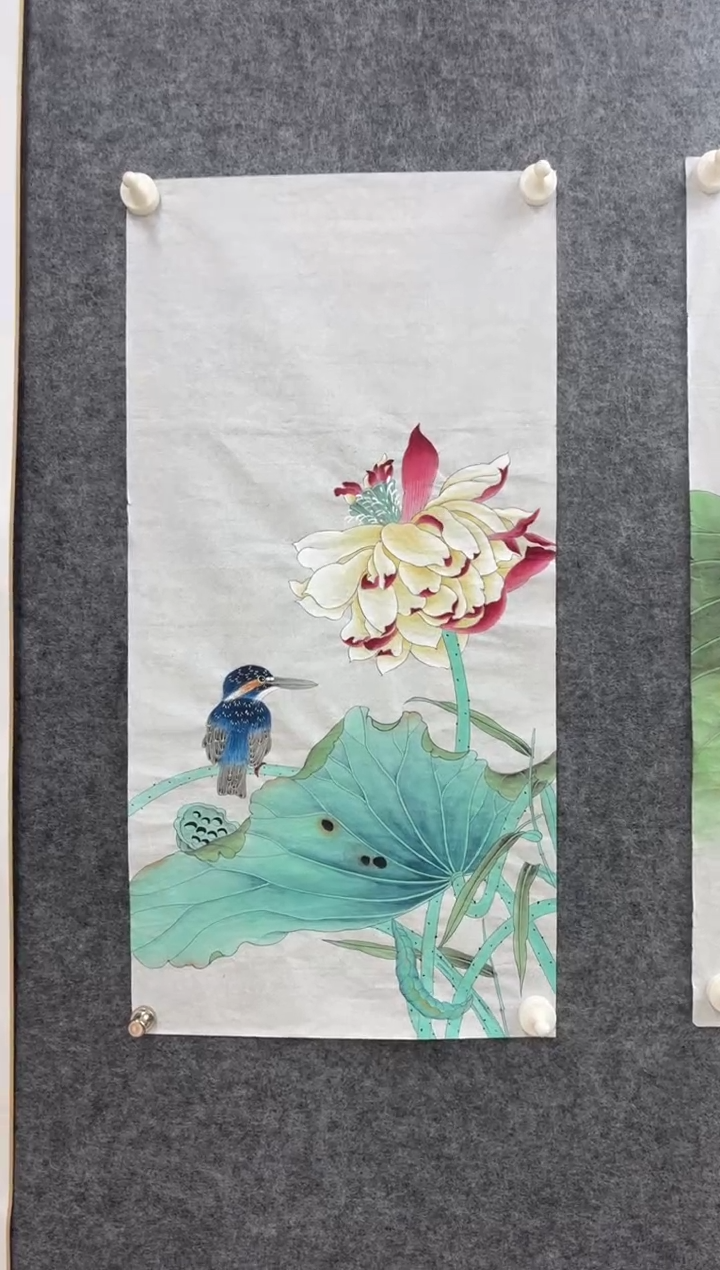 【闪购商品】国画盛祥昆精品手绘花鸟