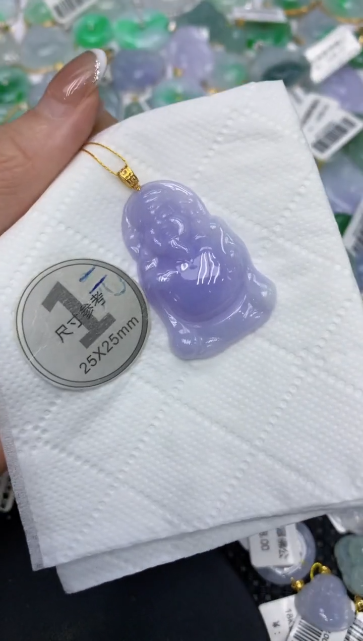 颈饰18K金镶嵌翡翠11111111