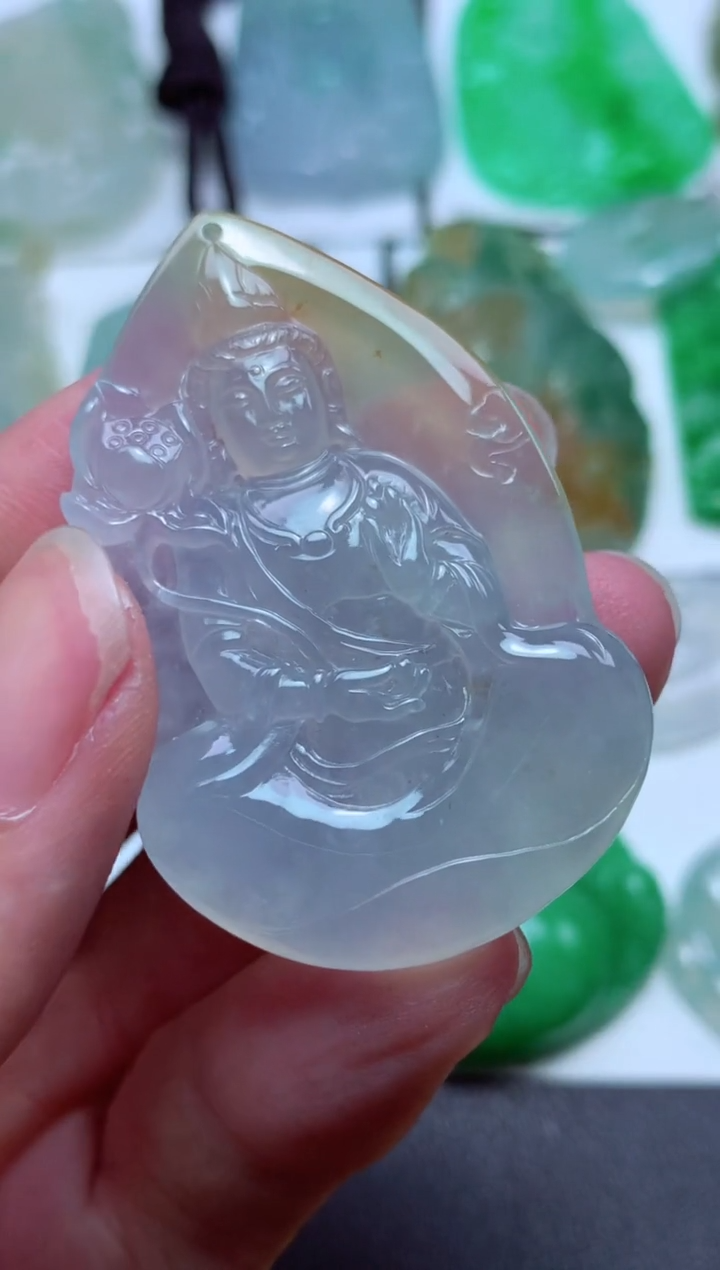 翡翠未镶嵌颈饰天然翡翠