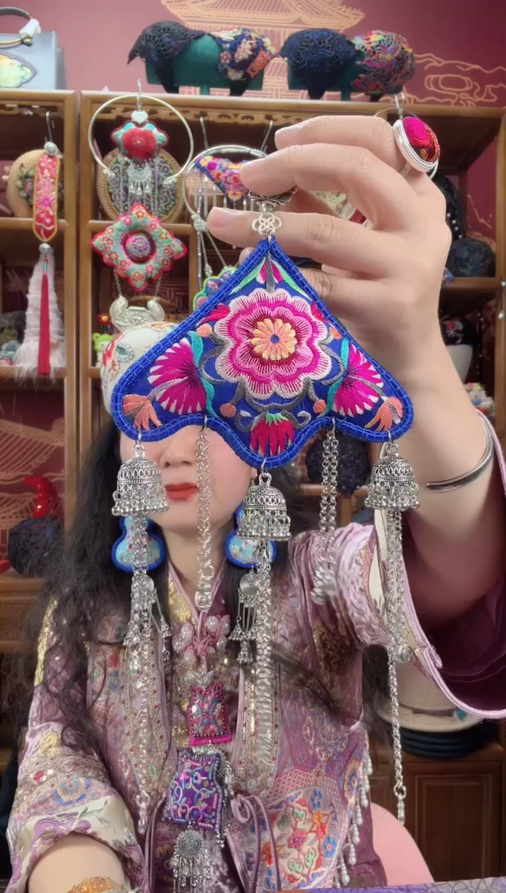 刺绣压襟109甜甜家