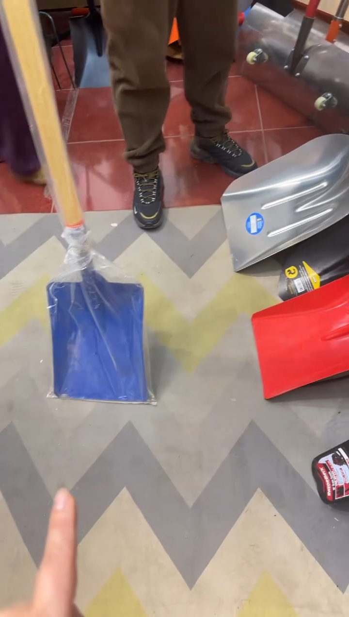 外贸蓝色大方锹0041