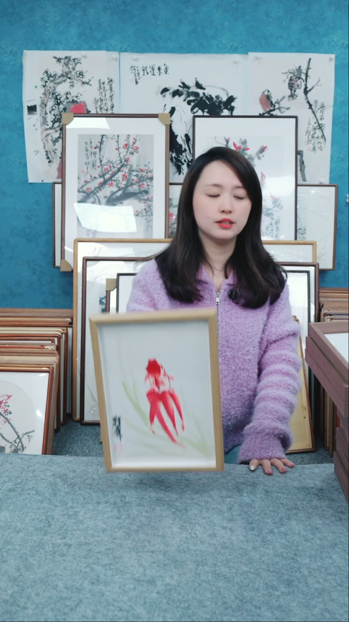 【闪购商品】国画10寸本土老师木质摆台