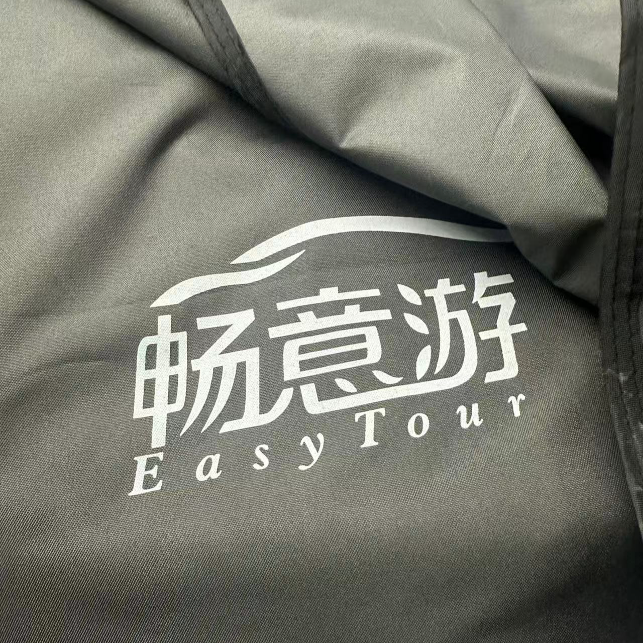 全遮黑胶地布多功能格子布灰色防水天幕布