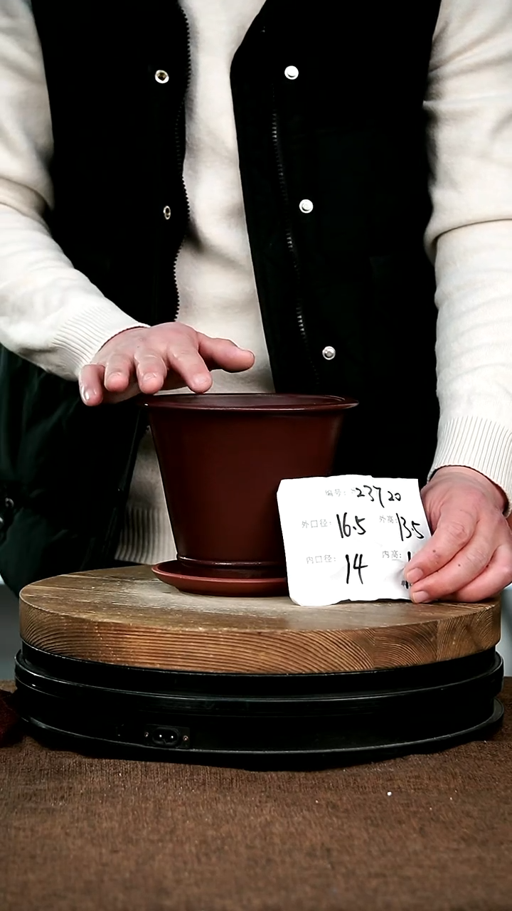 【闪购商品】紫砂花盆23720+z宜兴紫砂花盆