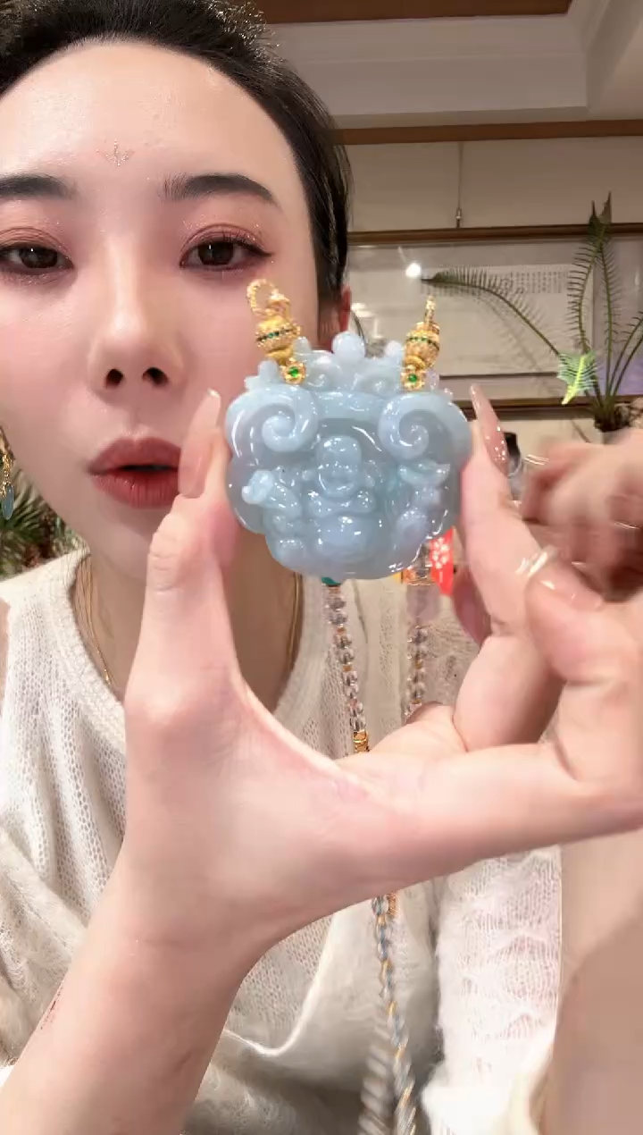 【闪购商品】翡翠颈饰未镶嵌国风