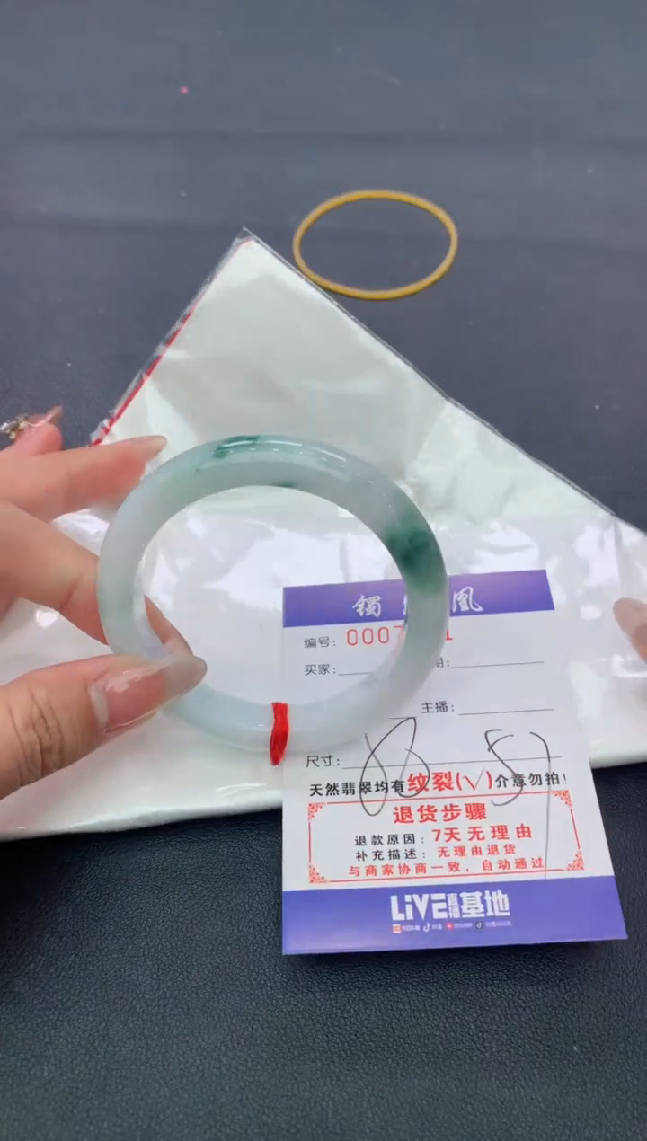 【闪购商品】翡翠手镯未镶嵌天然A货翡翠手镯-208