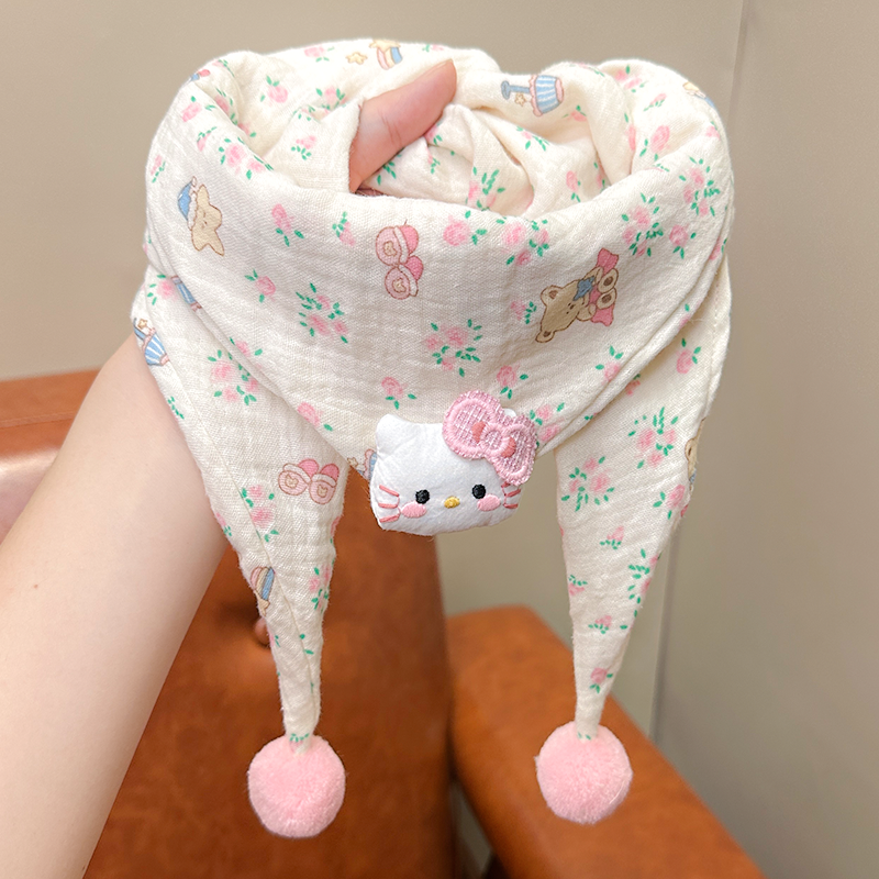 新款秋冬儿童围巾婴幼儿三角巾韩版宝宝防风围脖脖套保暖男童加厚