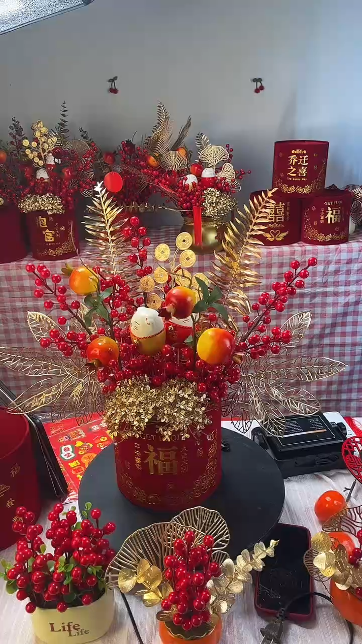 卡纸福桶福气满满