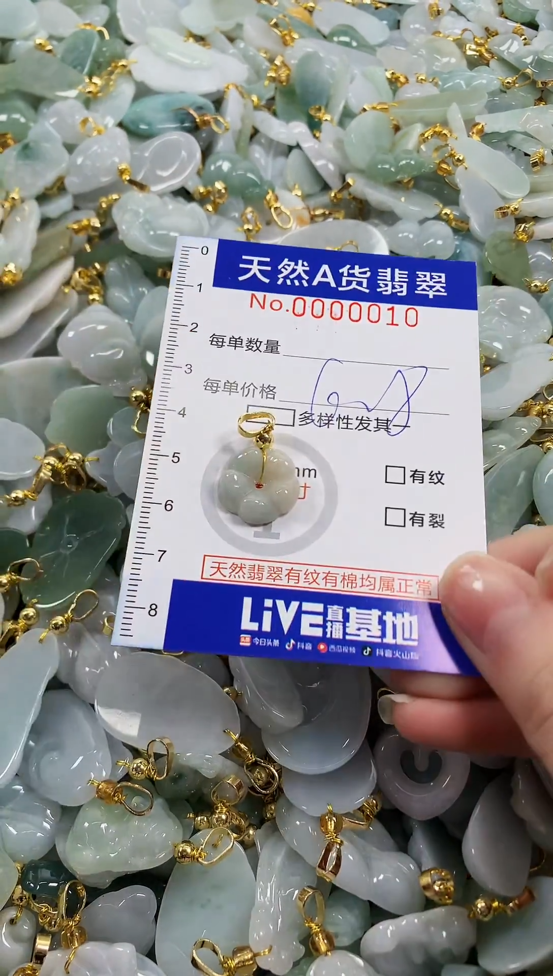 颈饰未镶嵌翡翠天然a货翡翠