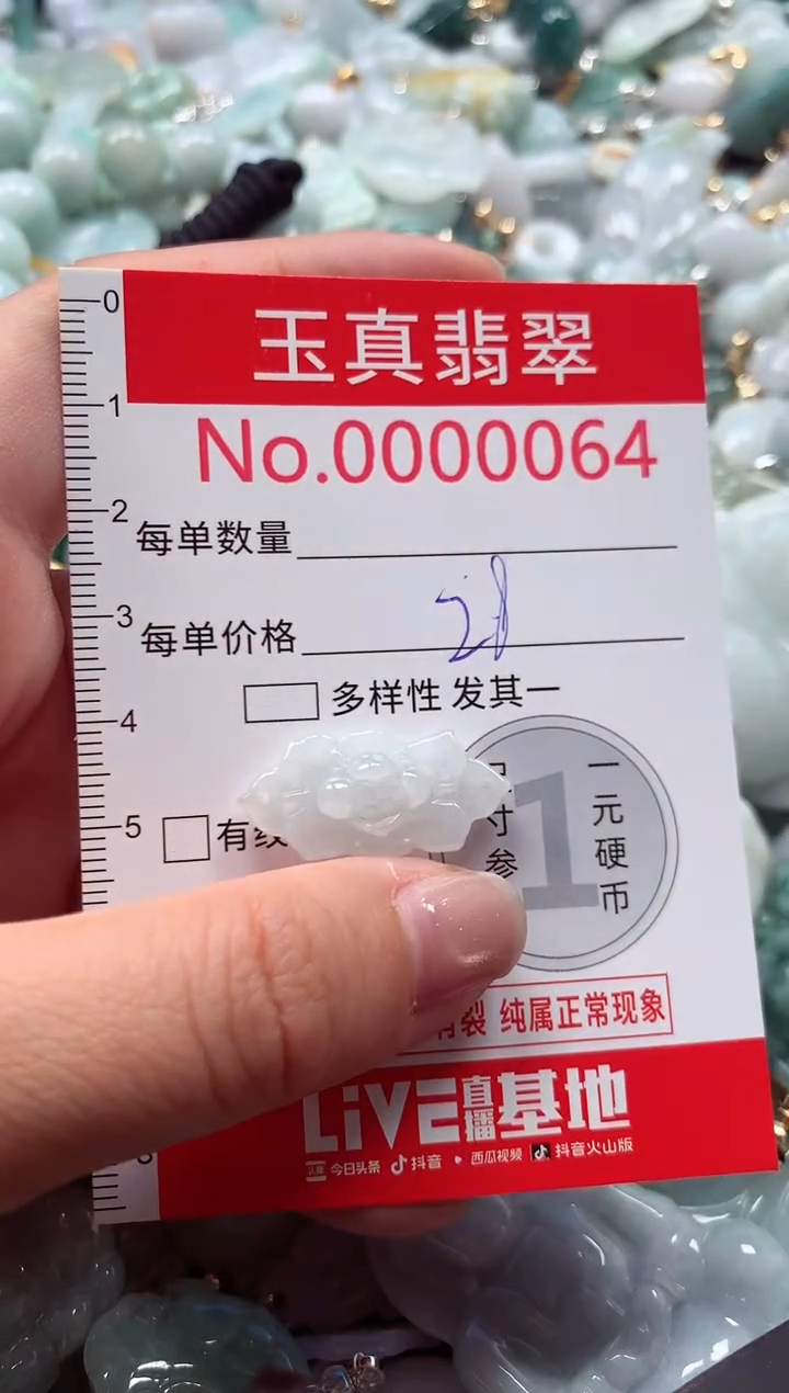 吊坠(不含链)未镶嵌翡翠0064