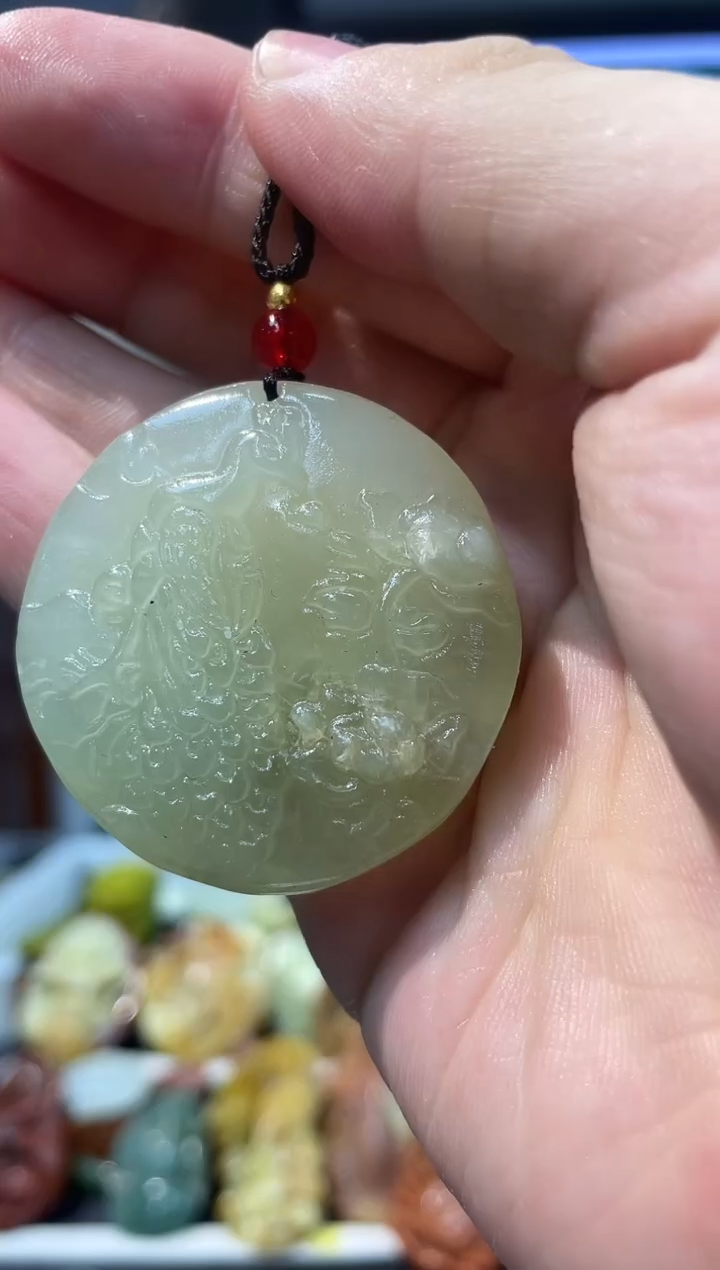 【闪购商品】岫玉吊坠未镶嵌·