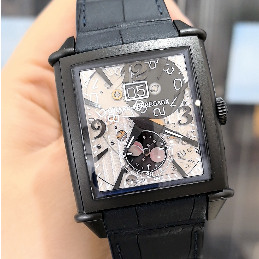 99新 Girard- Perregaux/芝柏表 1945系列25882钛金属机械男表