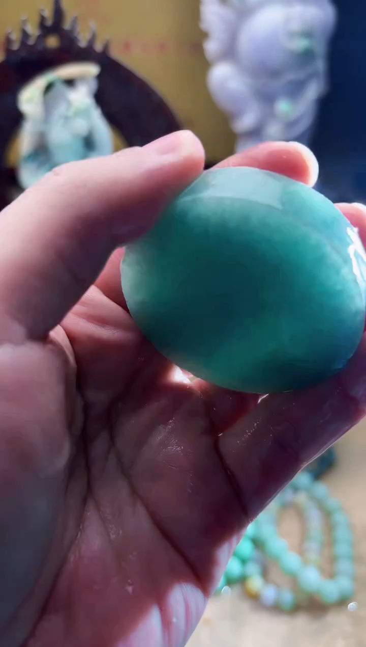 未镶嵌挂件翡翠A货张麦9816