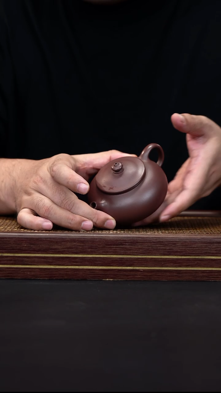 茶壶紫砂mxw 紫泥 寒江