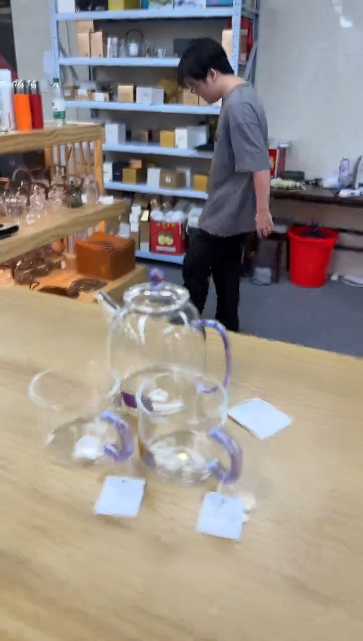 禾器宴辰壶浅紫色+禾器清禾杯一个装*2