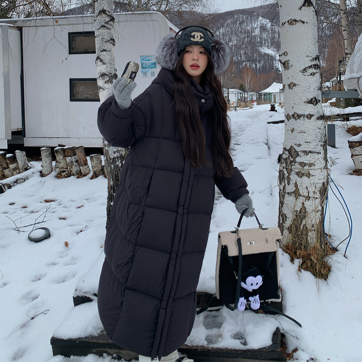 【云蓬系列】可溯源25新厚款90鸭绒羽绒服连帽高品质轻奢长羽绒服