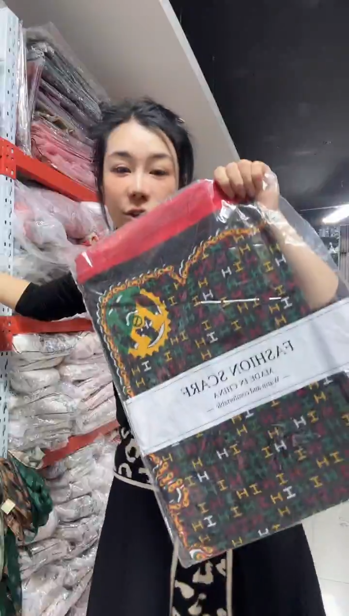 亚麻芳姐围巾福利085