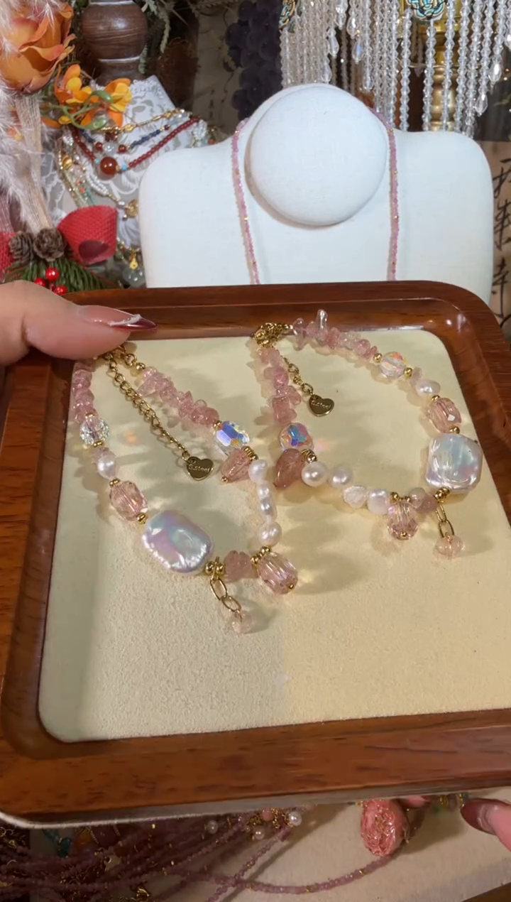 未镶嵌手链淡水珍珠098