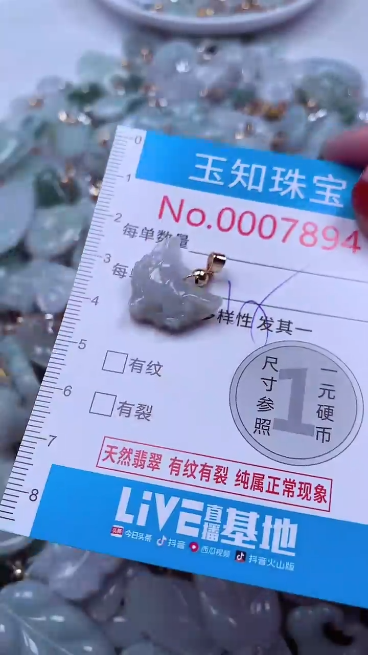 颈饰未镶嵌翡翠7894