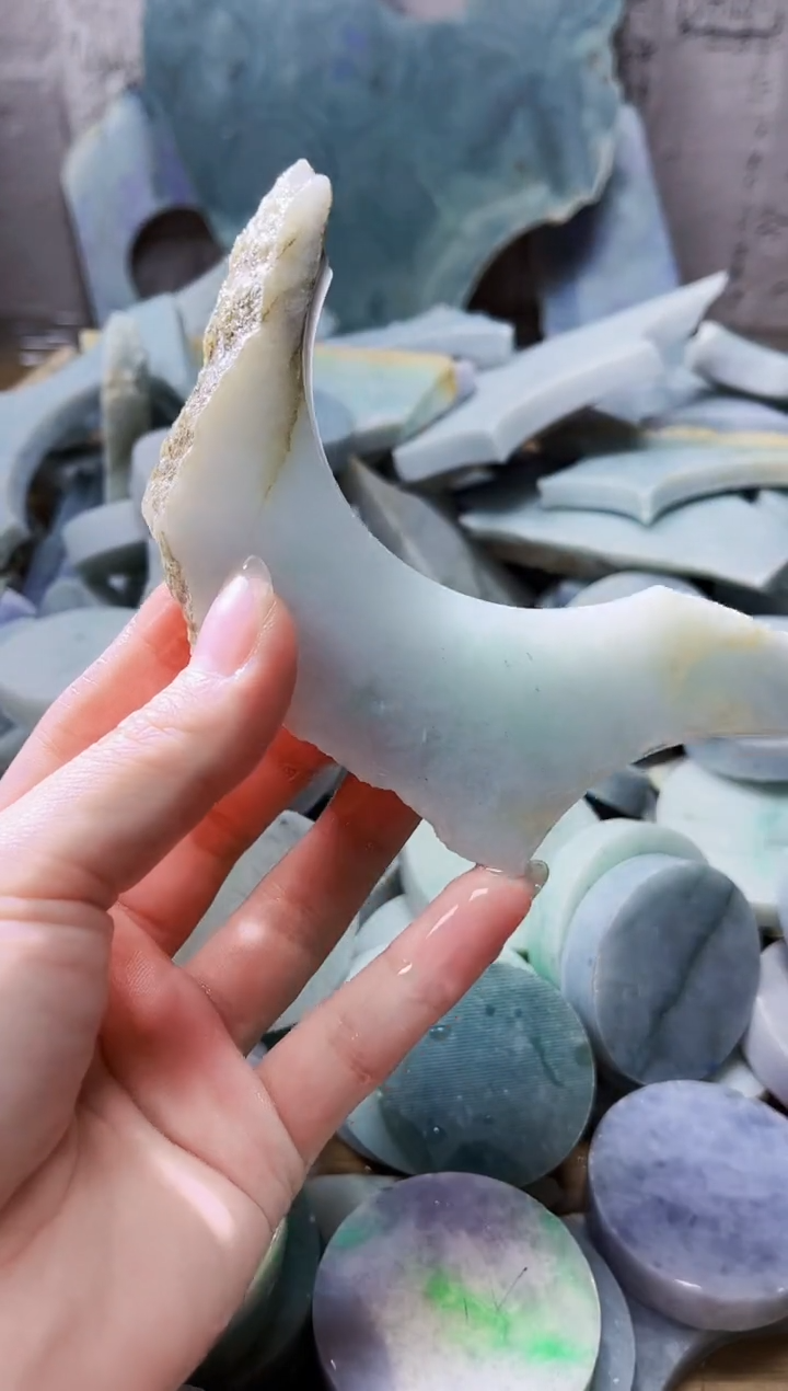 裸石翡翠天然翡翠A货110