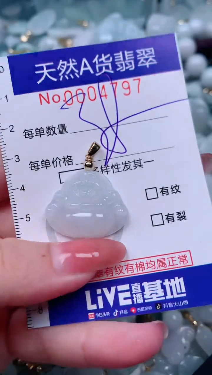 【闪购商品】翡翠颈饰未镶嵌00004797