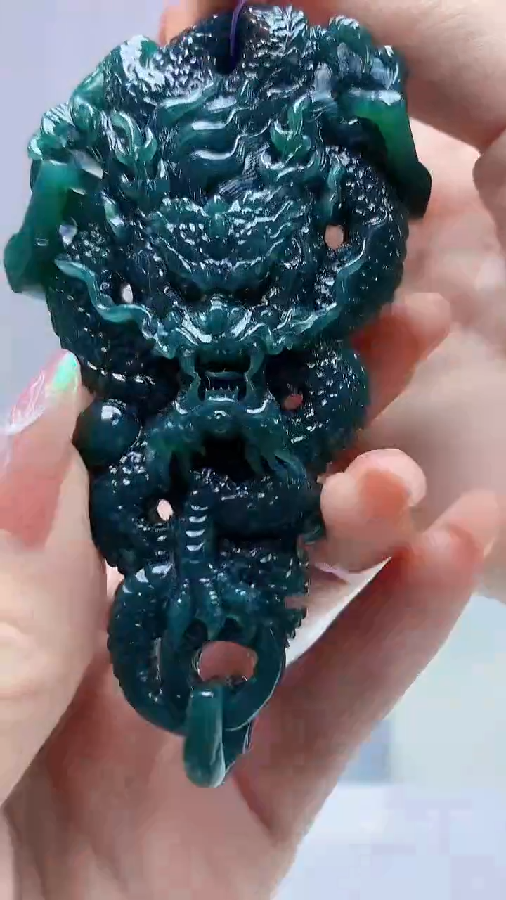 【闪购商品】定制翡翠未镶嵌5153DD-毛货挂件78